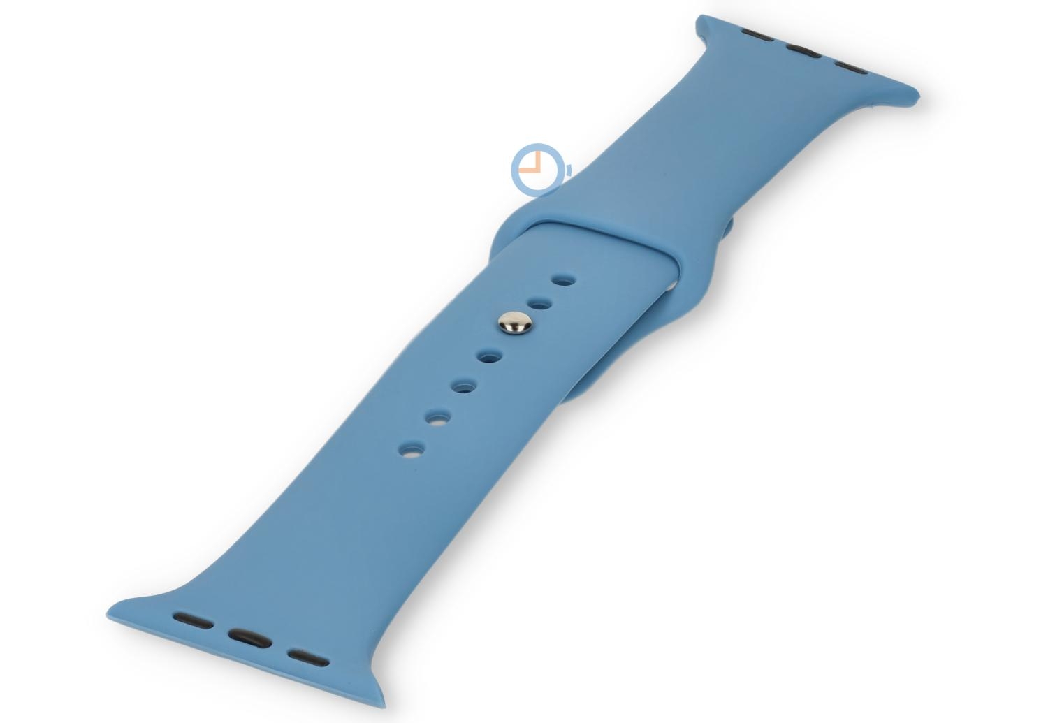 Apple watch bandje siliconen - Cornflower Blue - 38/40/41/42mm (M/L)