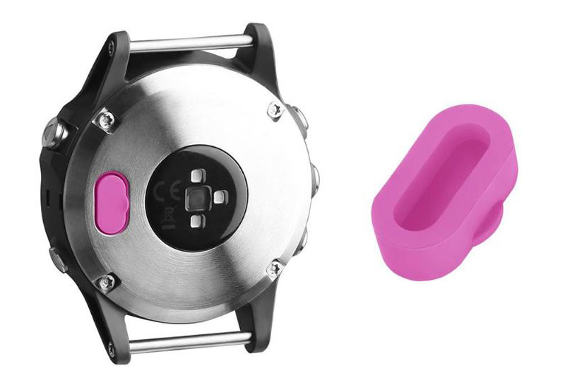 Garmin Fenix 5/6/7 stofplug siliconen roze