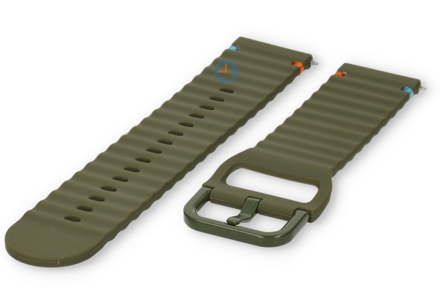Tuck under siliconen bandje: 22mm forest