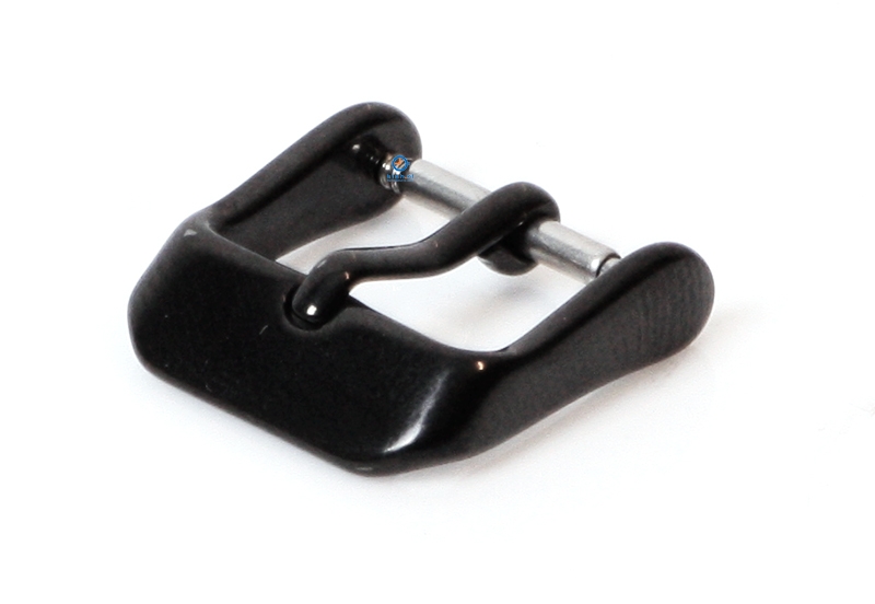 Horlogeband gesp 14mm zwart