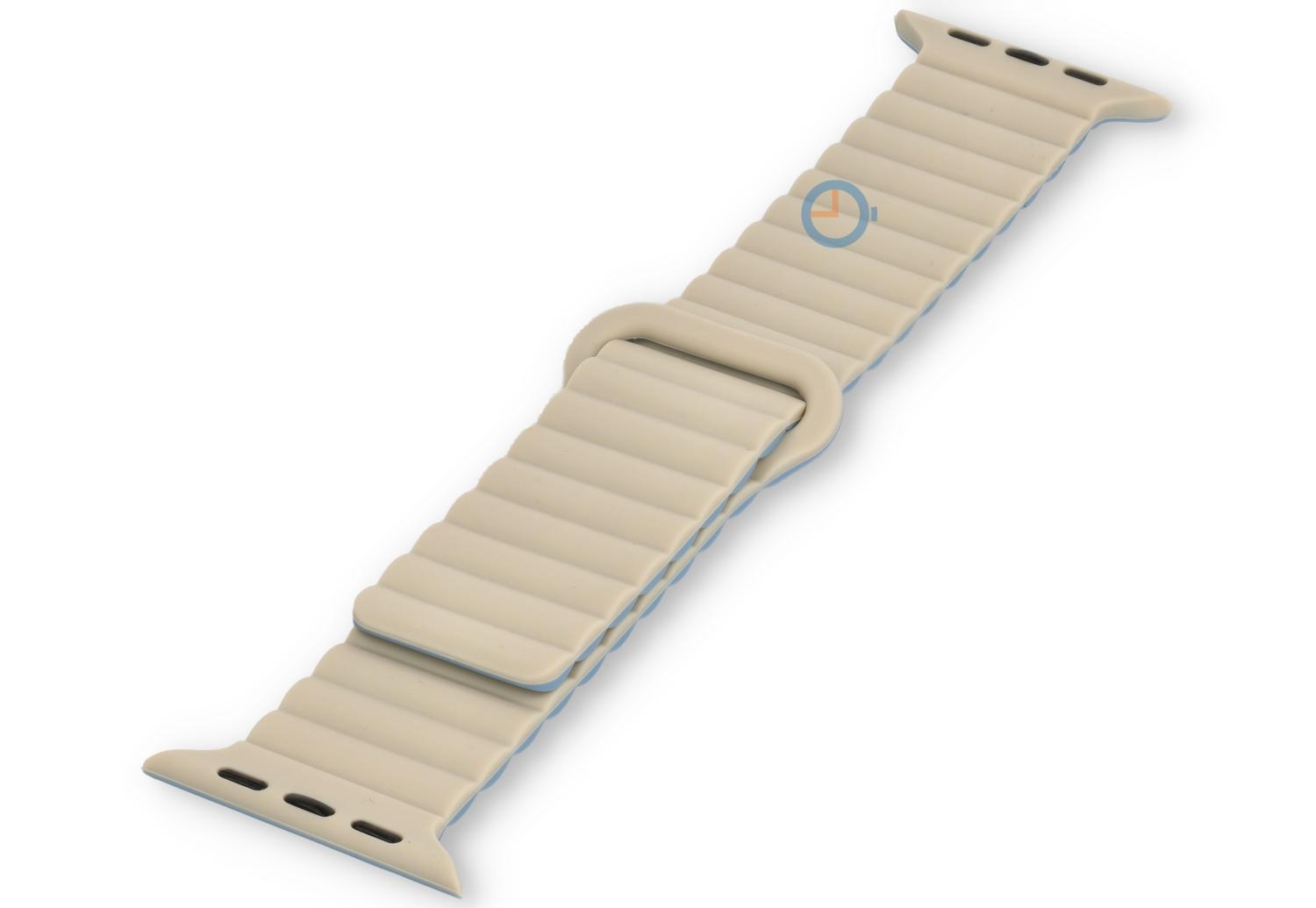 Magnetisch bandje Apple Watch 41mm - starlight blauw