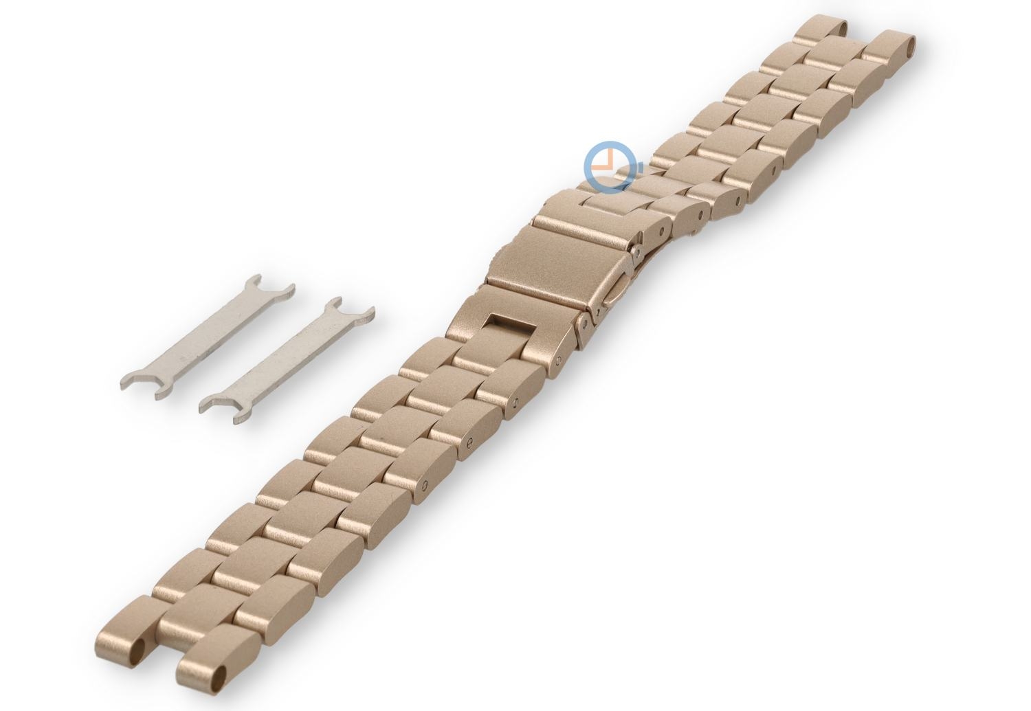 Alternatief bandje voor Garmin Lily - champagne staal - 14mm