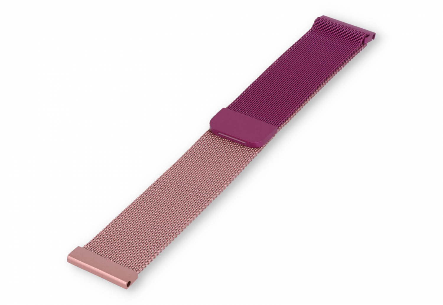 Milanese 20mm horlogeband - Roze
