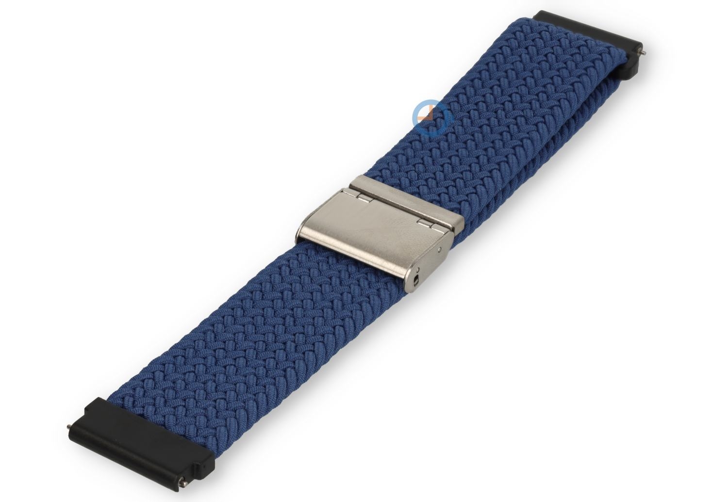 Nylon horlogeband Suunto Run - 22mm - blauw stof