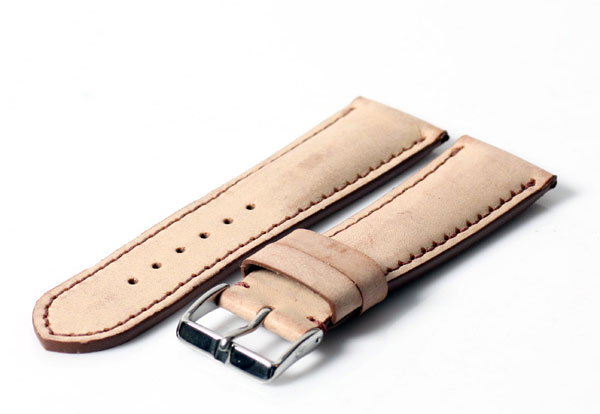 Horlogeband 24mm Beige