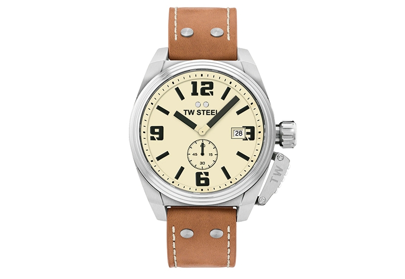 Horlogeband TW Steel TW1000 - Bruin