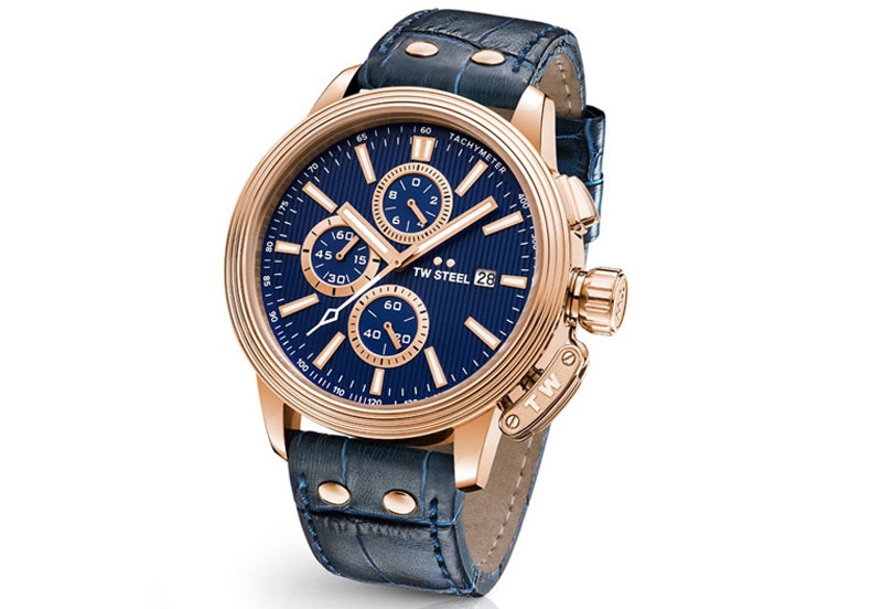TW Steel CEO Adesso CE7016 horlogeband blauw - 24mm