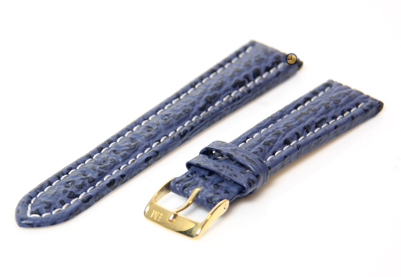 Horlogeband 18mm blauw