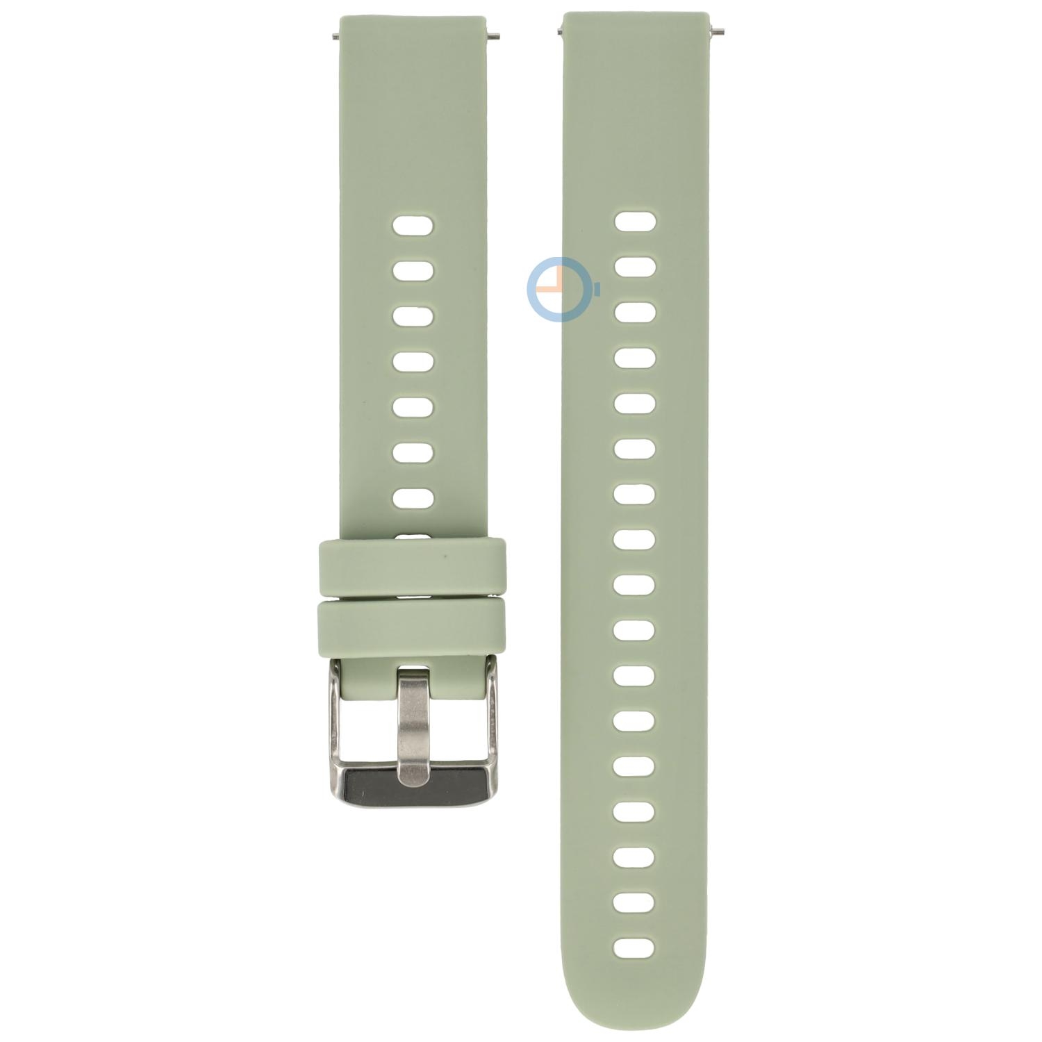 16mm siliconen horlogeband - groen