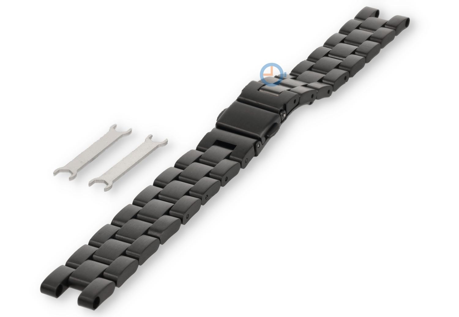 Alternatief bandje voor Garmin Lily - zwart staal - 14mm
