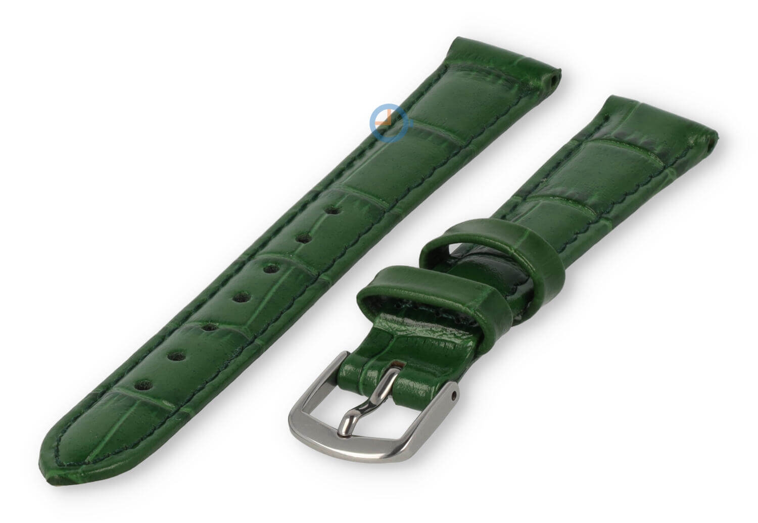 14mm horlogebandje voor Rosefield - emerald leather