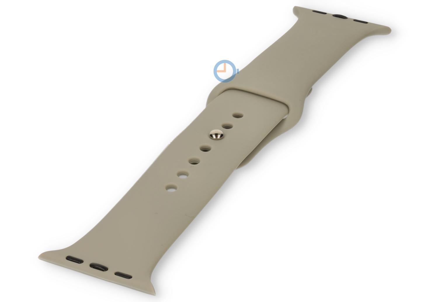 Apple watch bandje siliconen - Pale Linden - 38/40/41/42mm (M/L)