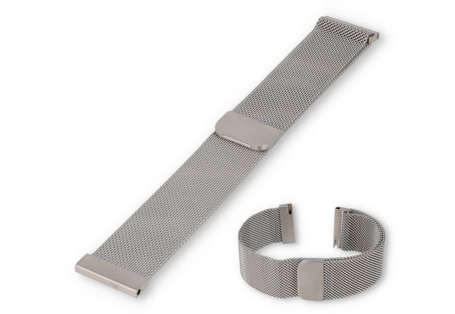 Milanese 22mm horlogeband - Zilver