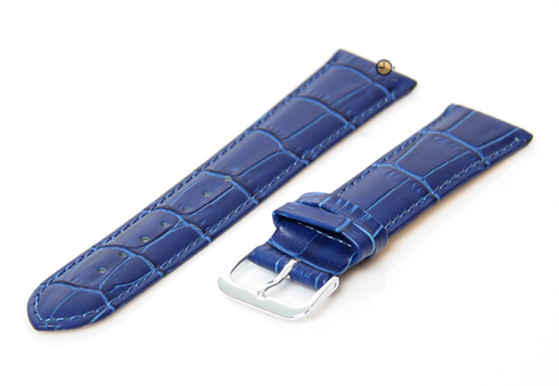 Horlogeband 16mm blauw