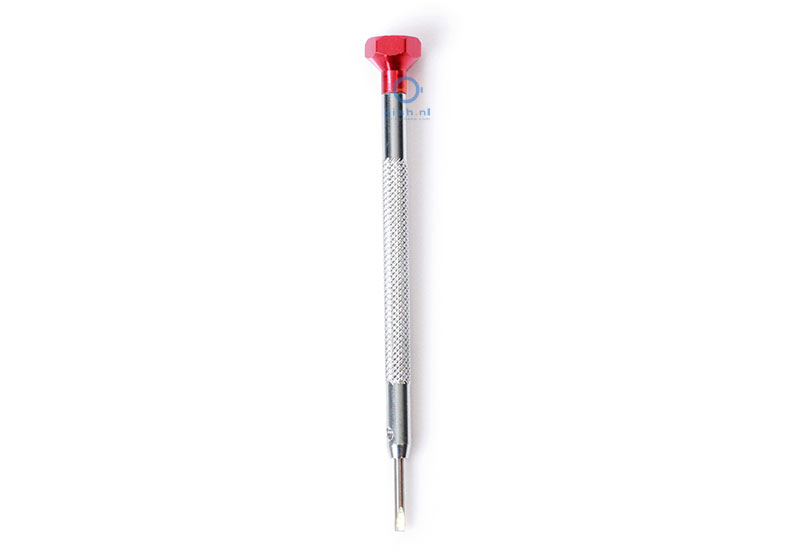Kleine platte schroevendraaier rood -1,85mm