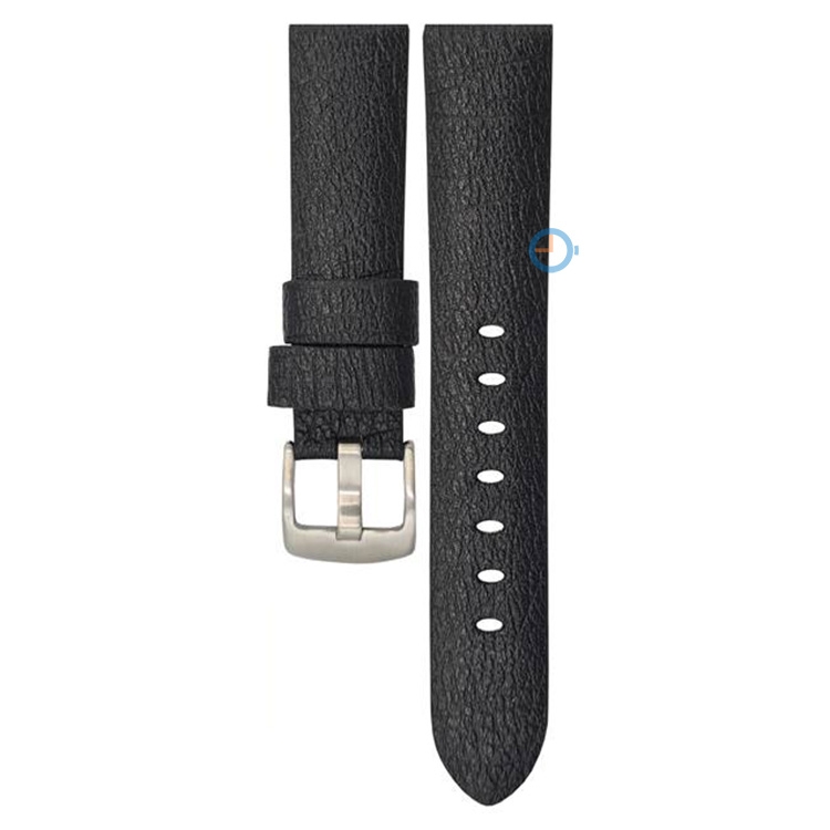 Vegan horlogeband van appelvezel: 22mm zwart