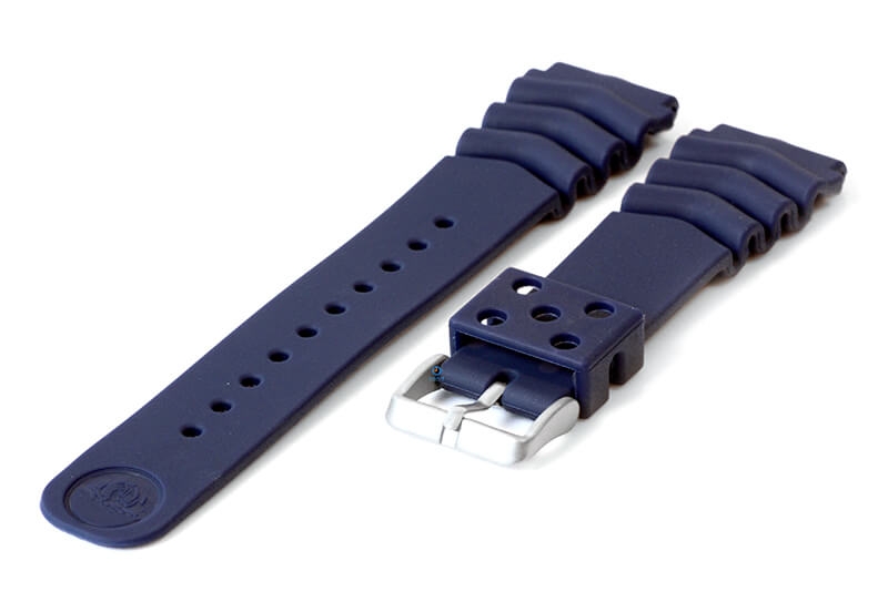 Universele Citizen duikers horlogeband 20mm - donkerblauw