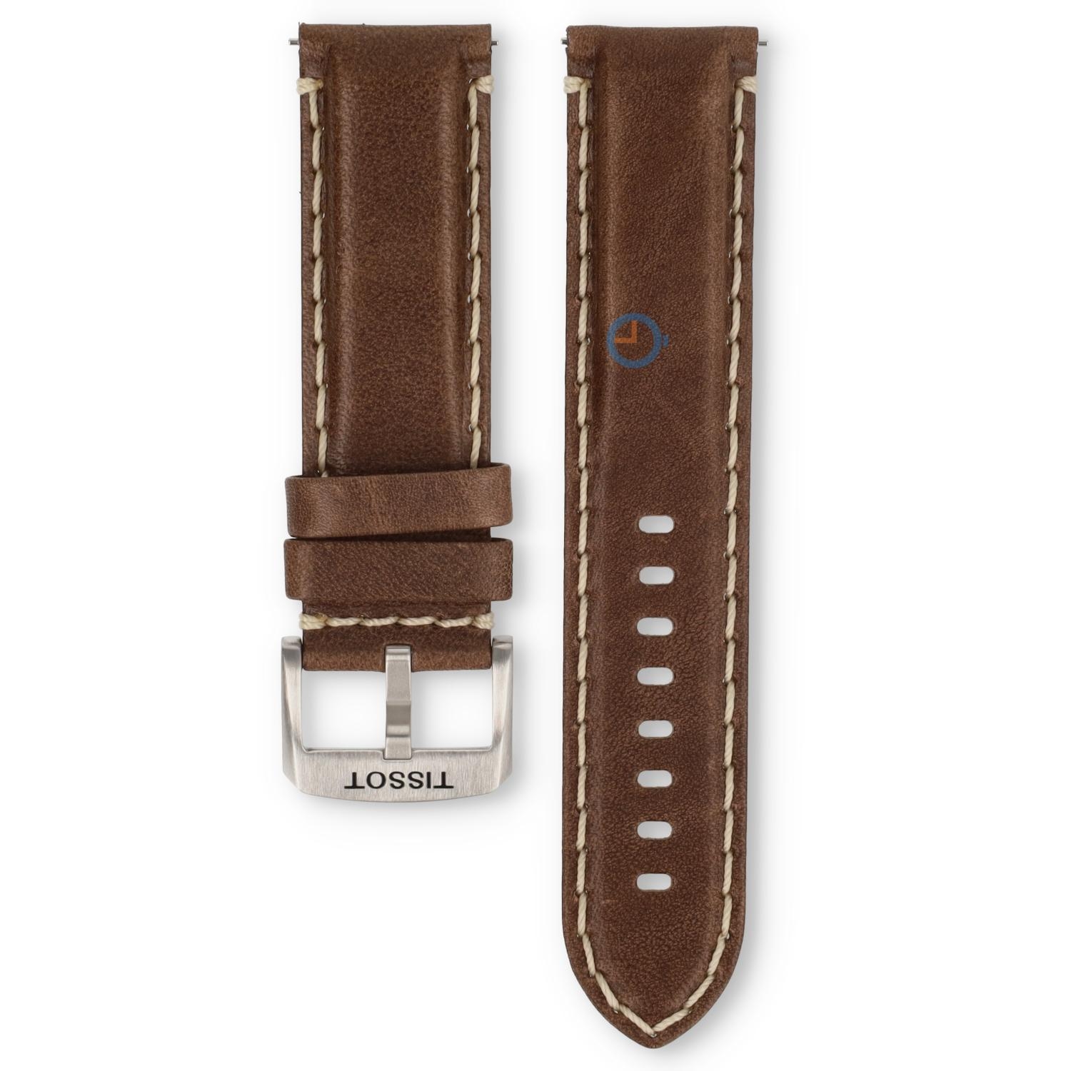 Tissot horlogeband T1256171603100A bruin