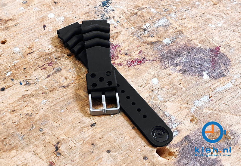 Universele Citizen duikers horlogeband 20mm - zwart