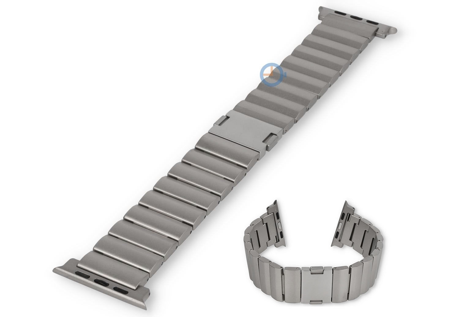 Stalen horlogeband 49mm Apple Watch - titanium-silver