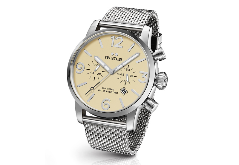 TW STEEL horlogeband MB4 milanees (24mm)