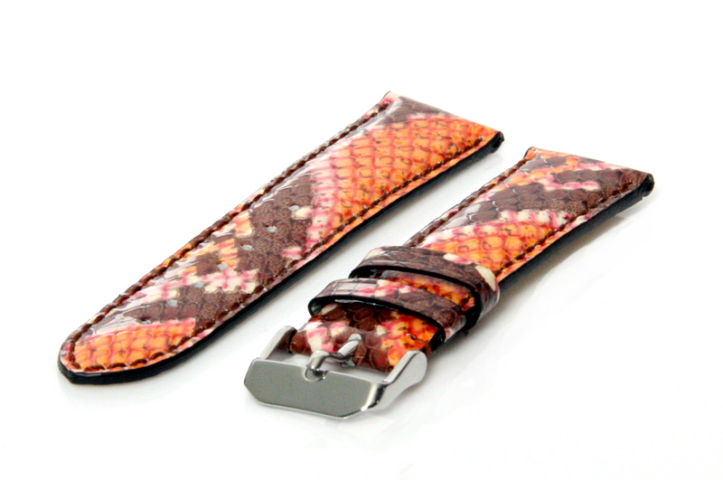 Horlogeband 20mm multicolor glans