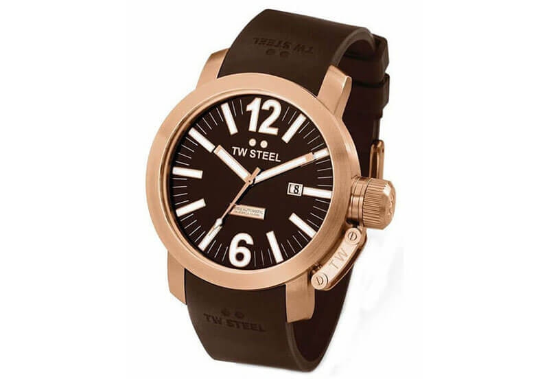 TW Steel Grandeur TW101 horlogeband bruin - 20mm