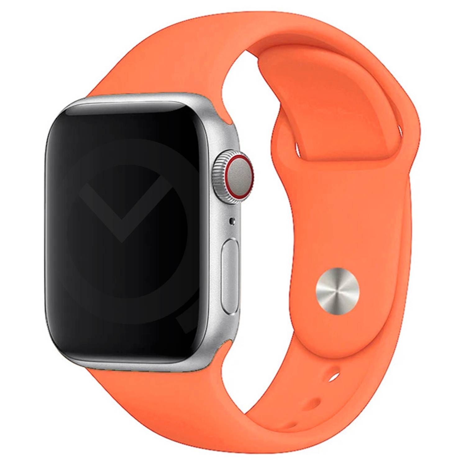 Apple watch bandje siliconen - Neon Coral - 38/40/41/42mm (M/L)