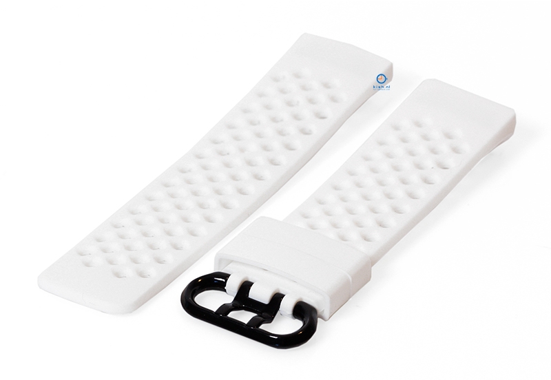 Fitbit Charge 3 perforated horlogeband wit