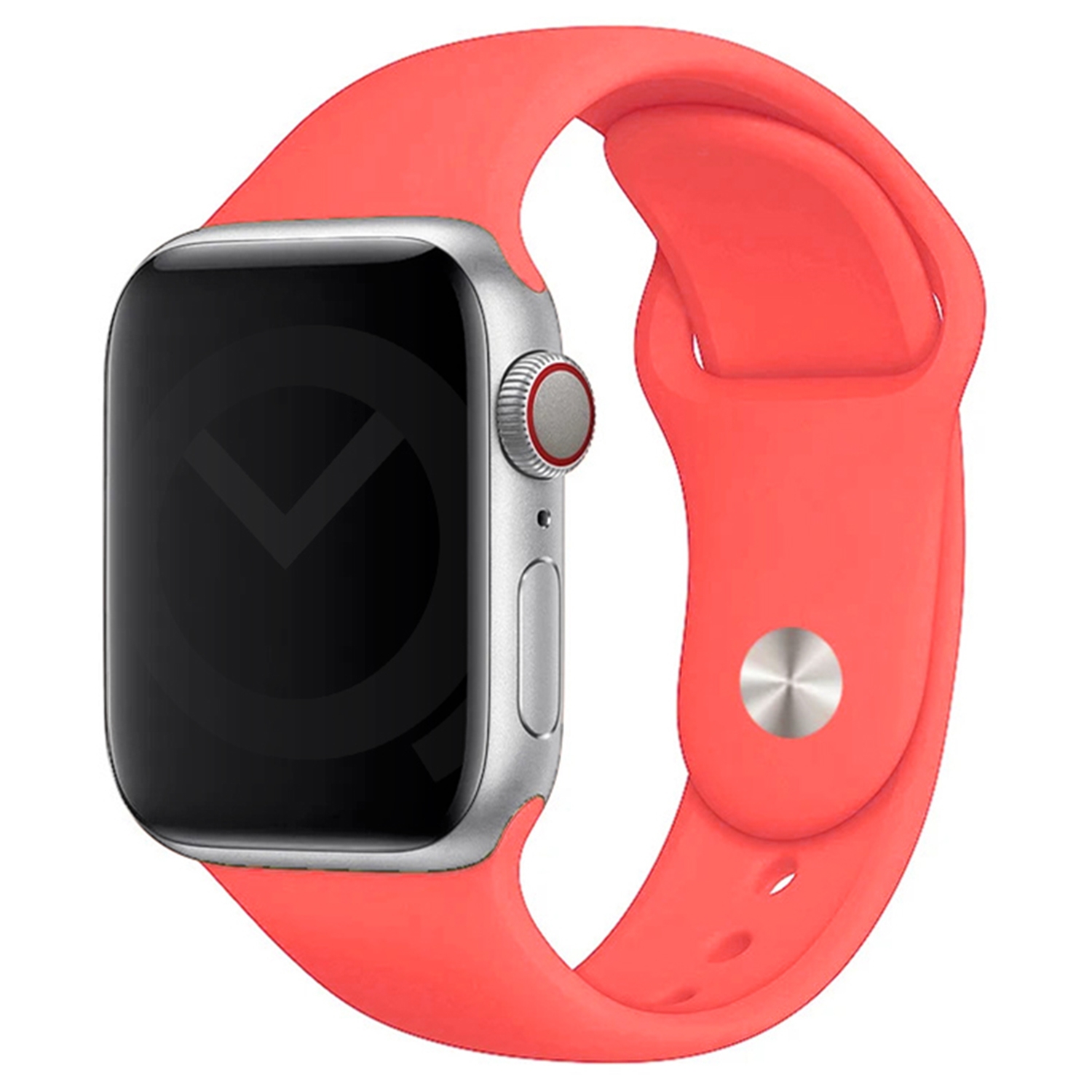 Apple watch bandje siliconen - Pomelo Pink - 38/40/41/42mm (M/L)