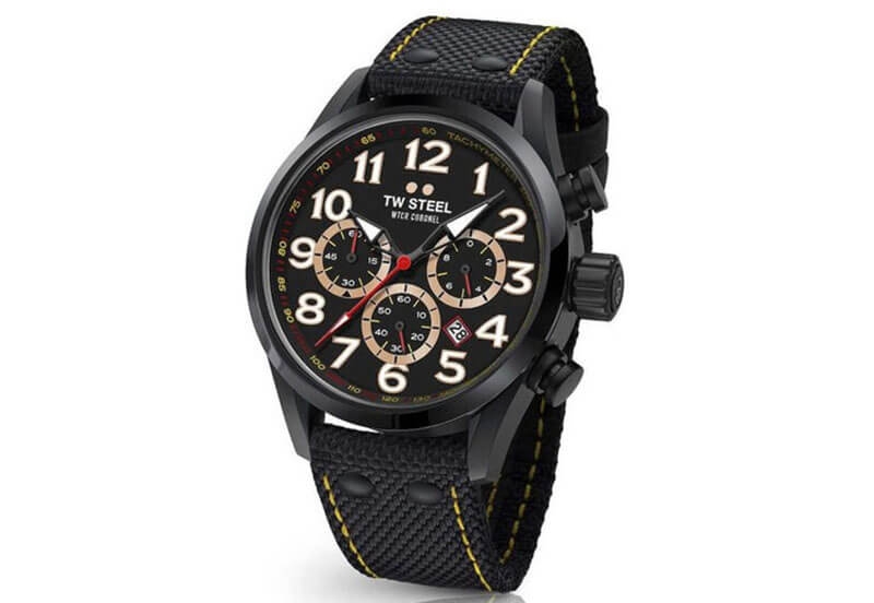 TW Steel Volante TW978 horlogeband zwart - 24mm