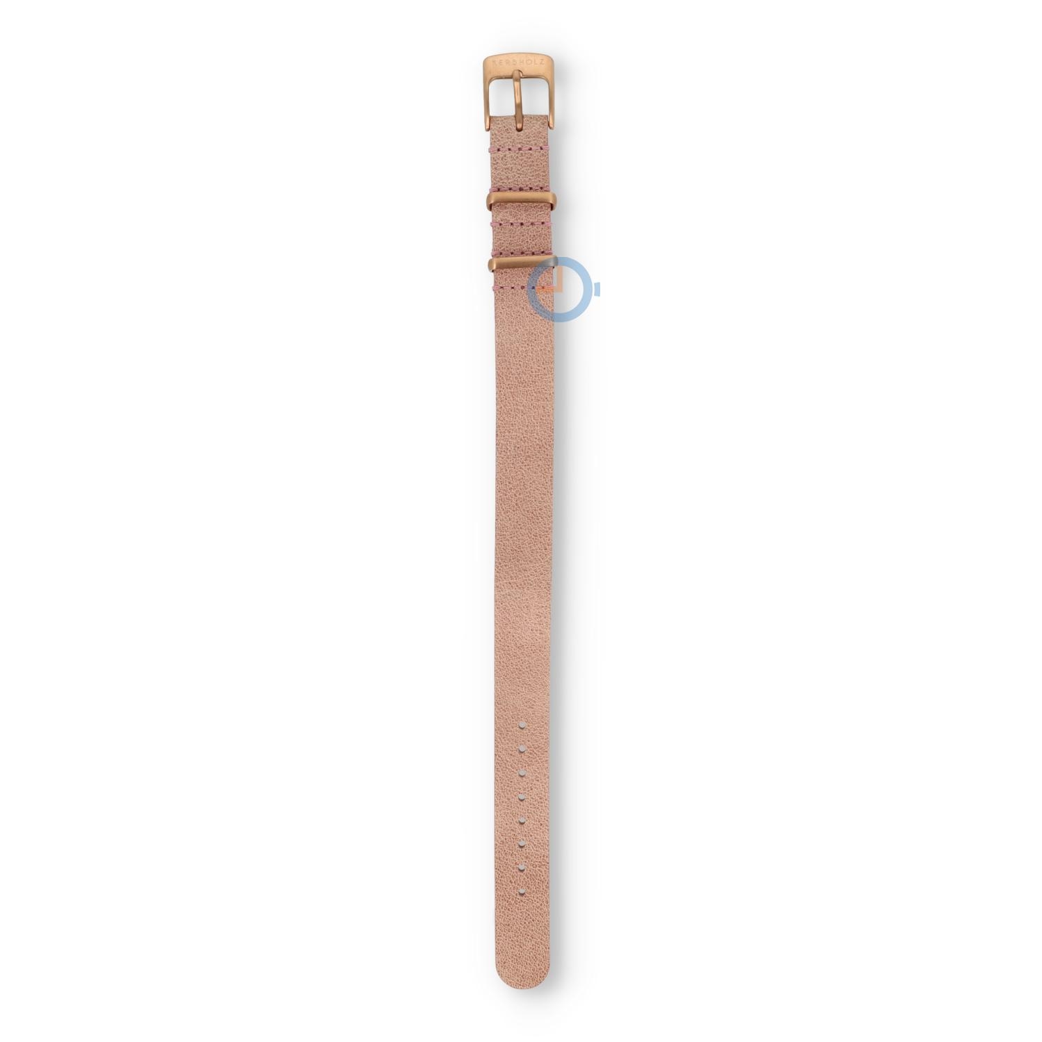 KerbholzHilde Walnut Antique Pink Horlogeband