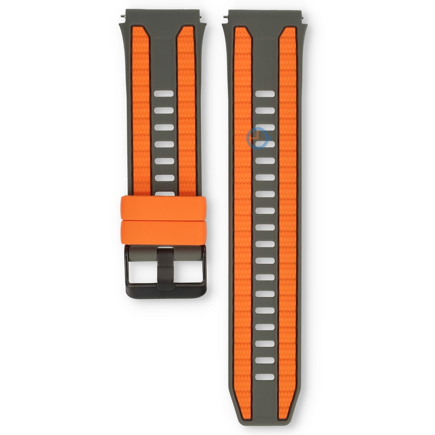 Huawei Ultimate 2 horlogeband - grijs/oranje