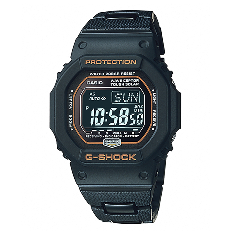 Titanium bezel voor G-Shock GW-5600 - black