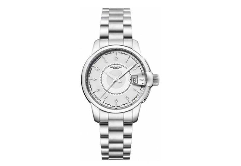 Hamilton horlogeband H40415115 - zilver staal