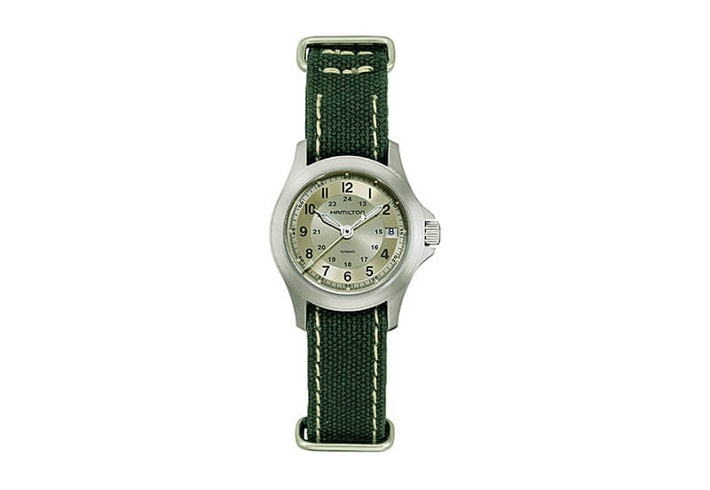 Hamilton horlogeband H64211823 - groen nylon
