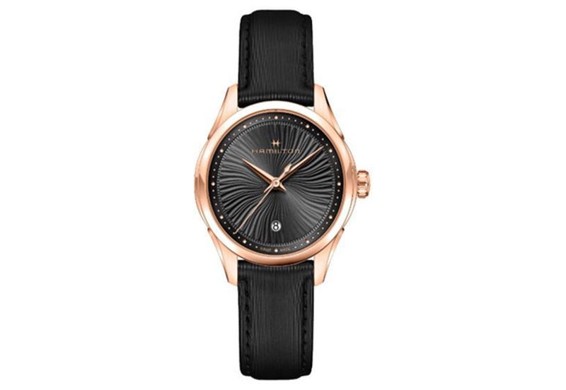 Hamilton horlogeband H32201430 - zwart nylon