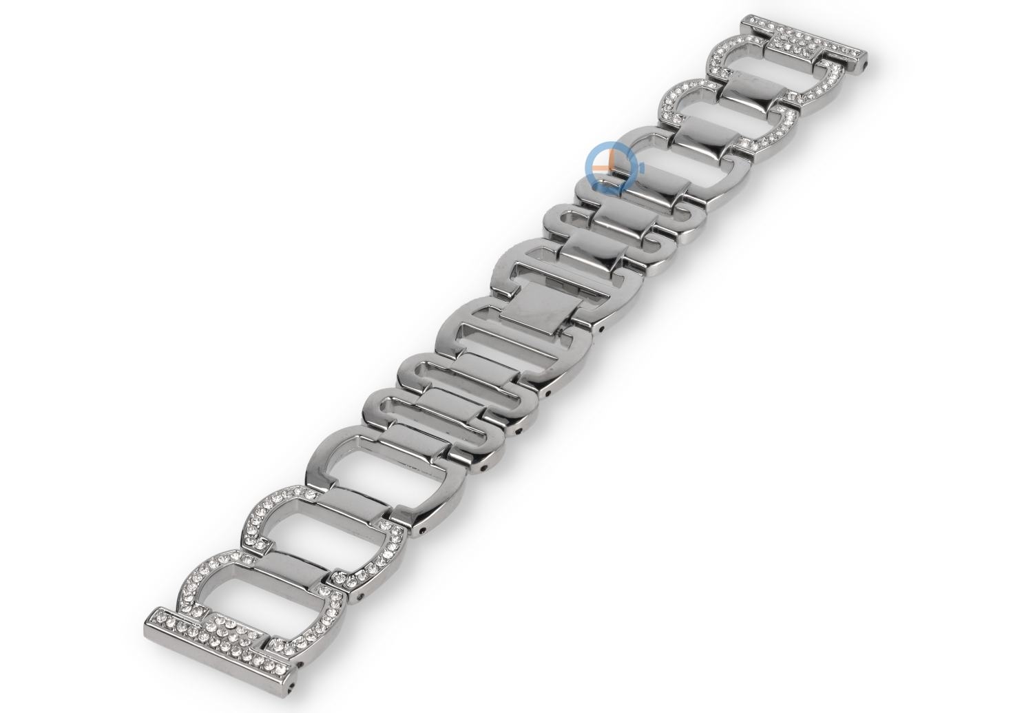 Universeel bandje Guess - 22mm - silver diamonds