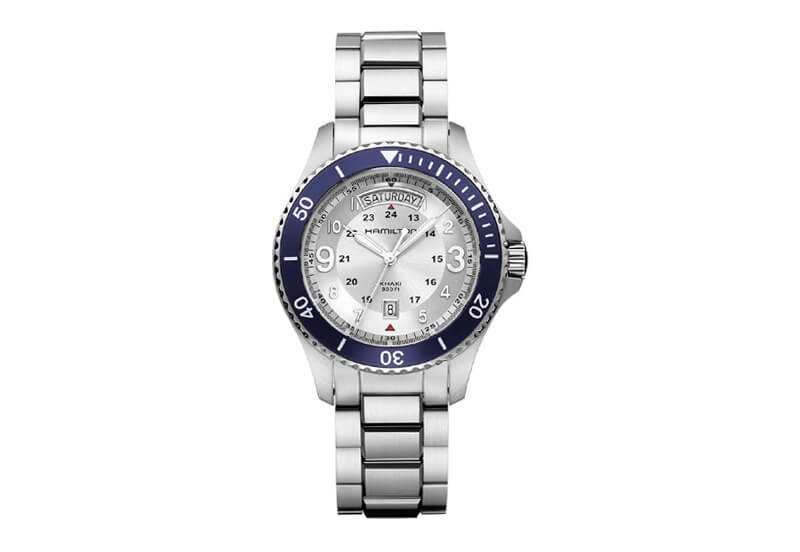 Hamilton horlogeband H64541153 - zilver staal