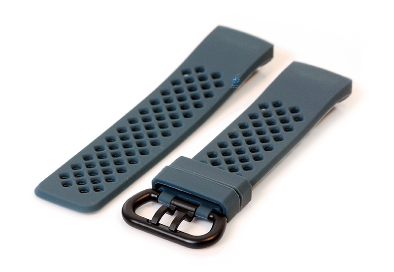 Fitbit Charge 3 perforated horlogeband donkergrijs