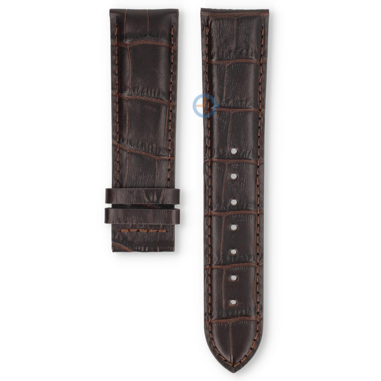 Edox Les Vauberts 10236 Horlogeband Donkerbruin