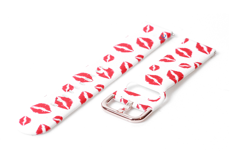 Siliconen horlogeband 20mm kiss