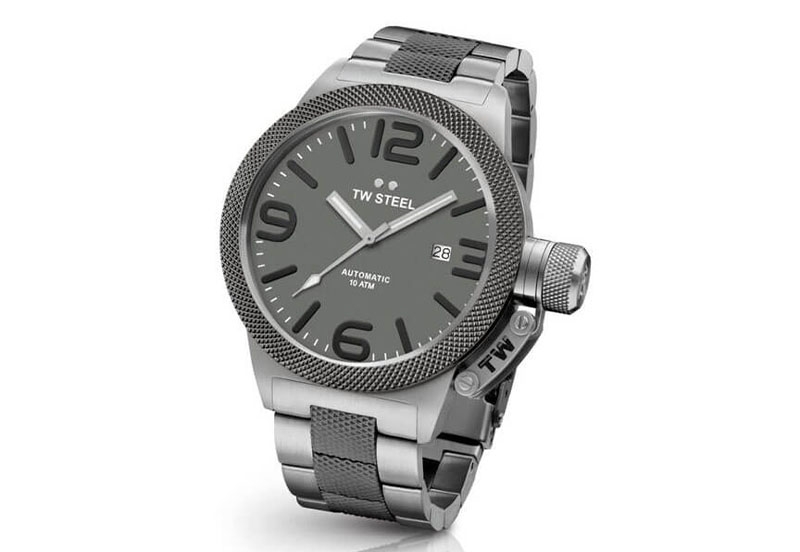 TW Steel Canteen CB206 horlogeband zwart - 24mm