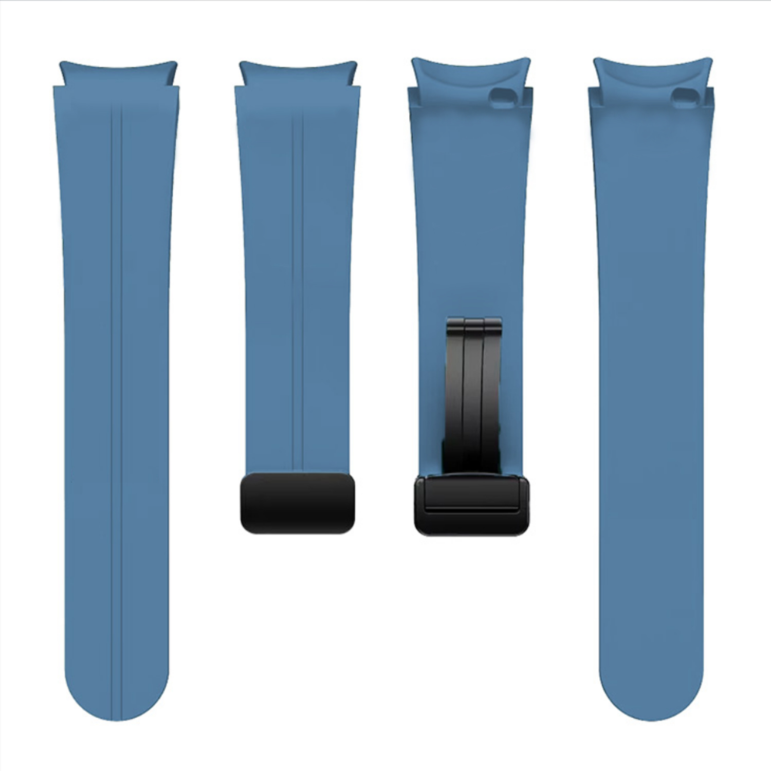 D-Buckle sport band (M/L) - slate-blue