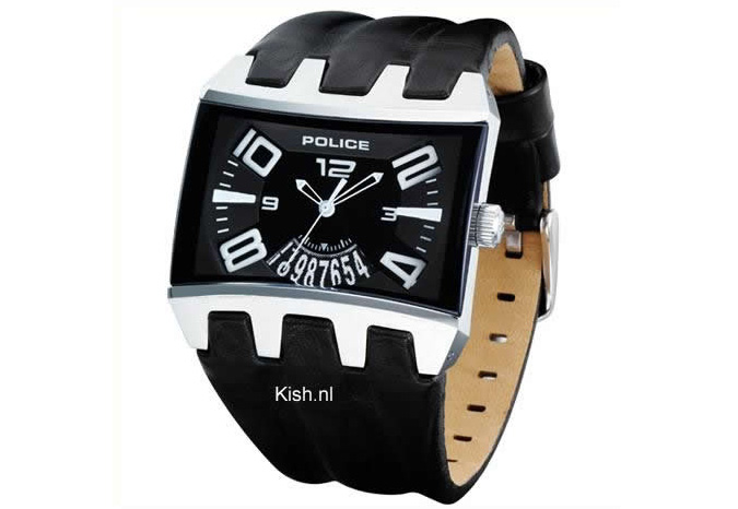 Police horlogeband 12079J zwart