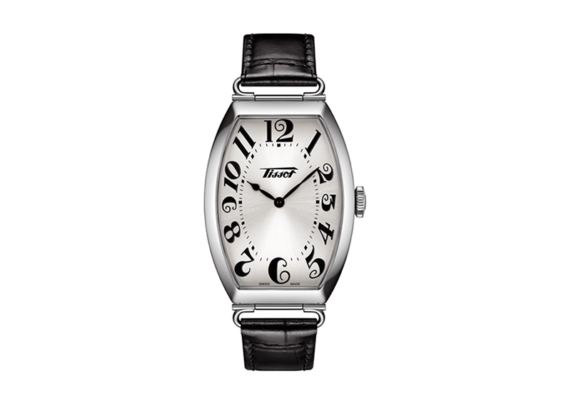 Tissot horlogeband T1285091603200 zwart leer