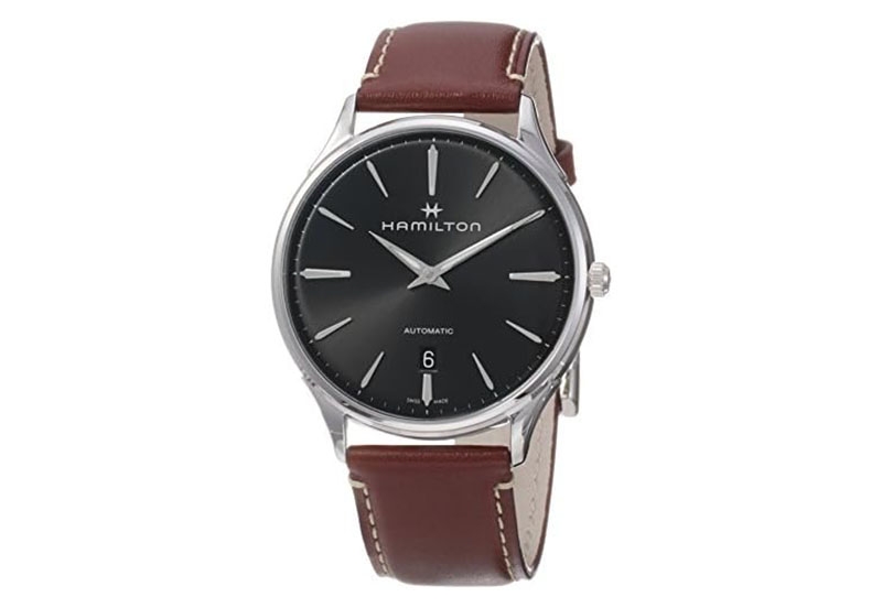 Hamilton horlogeband H38525881 - Rood leer