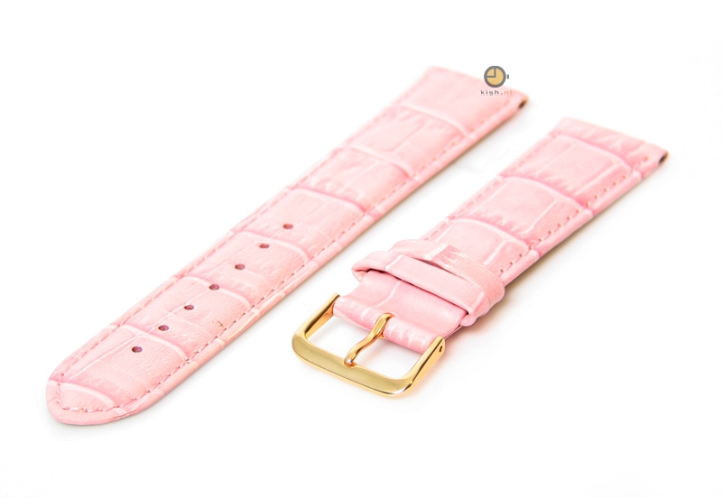 Horlogeband 16mm roze