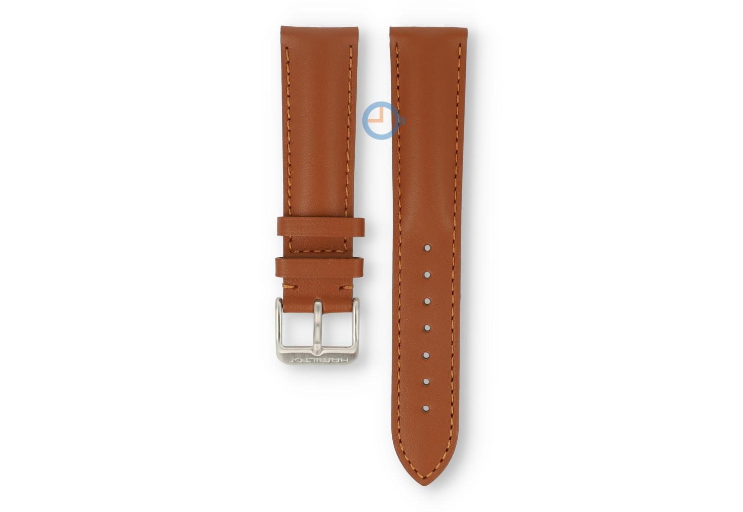 Hamilton horlogeband H71416533 - bruin leer