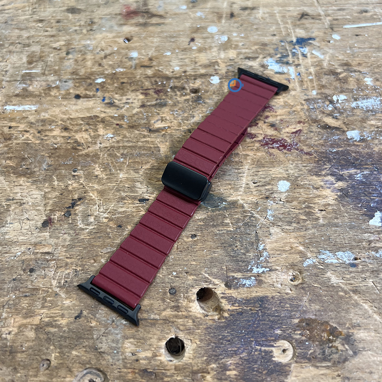 Apple Watch 45mm magneet bandje: Red
